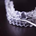 Mascherina invisalign crepata