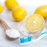 Bicarbonato e limone denti